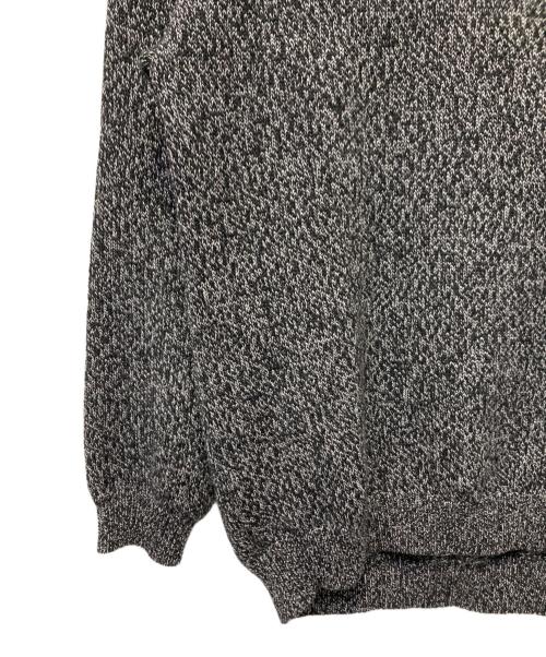 PORT BY ARK（ポートバイアーク）PORT BY ARK (ポートバイアーク) 厚手ニット ブラック×ホワイト サイズ:Freeの古着・服飾アイテム