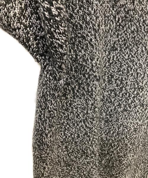 PORT BY ARK（ポートバイアーク）PORT BY ARK (ポートバイアーク) 厚手ニット ブラック×ホワイト サイズ:Freeの古着・服飾アイテム