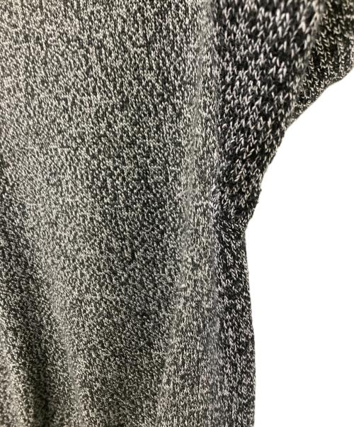 PORT BY ARK（ポートバイアーク）PORT BY ARK (ポートバイアーク) 厚手ニット ブラック×ホワイト サイズ:Freeの古着・服飾アイテム