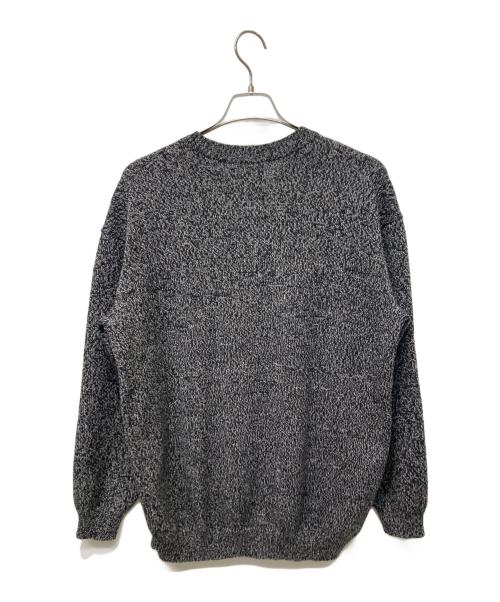 PORT BY ARK（ポートバイアーク）PORT BY ARK (ポートバイアーク) 厚手ニット ブラック×ホワイト サイズ:Freeの古着・服飾アイテム