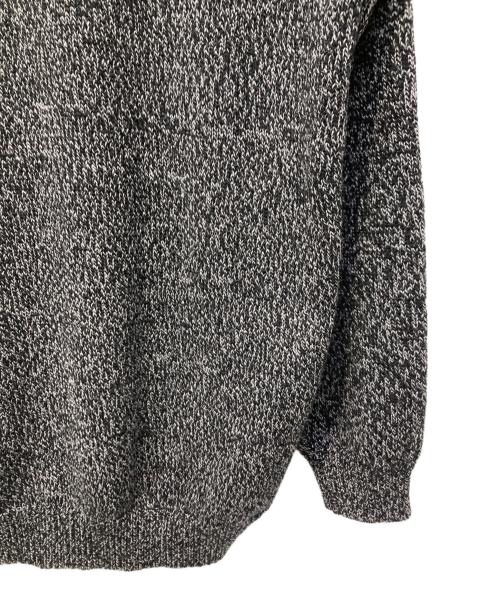 PORT BY ARK（ポートバイアーク）PORT BY ARK (ポートバイアーク) 厚手ニット ブラック×ホワイト サイズ:Freeの古着・服飾アイテム