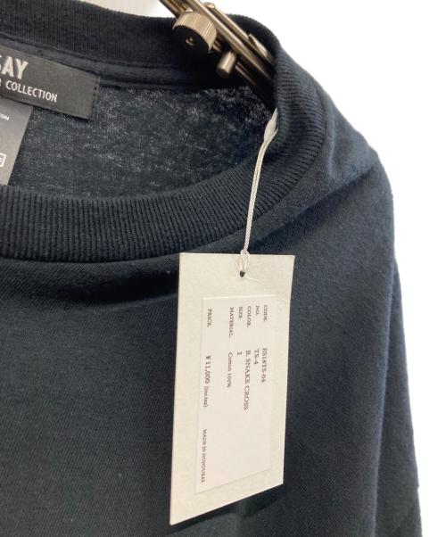 Essay（エッセイ）Essay (エッセイ) 半袖Tシャツ ブラック サイズ:M 未使用品の古着・服飾アイテム