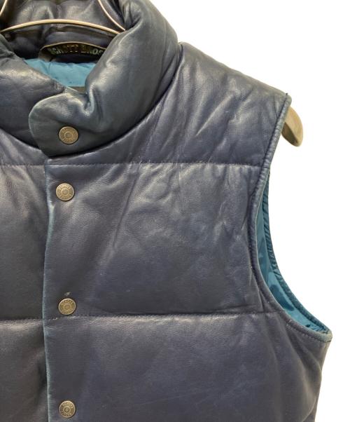 SCHOTT BROS.（ショット）SCHOTT BROS. (ショット) ダウンベスト ブルー サイズ:Mの古着・服飾アイテム