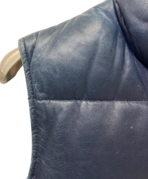 SCHOTT BROS.（ショット）SCHOTT BROS. (ショット) ダウンベスト ブルー サイズ:Mの古着・服飾アイテム