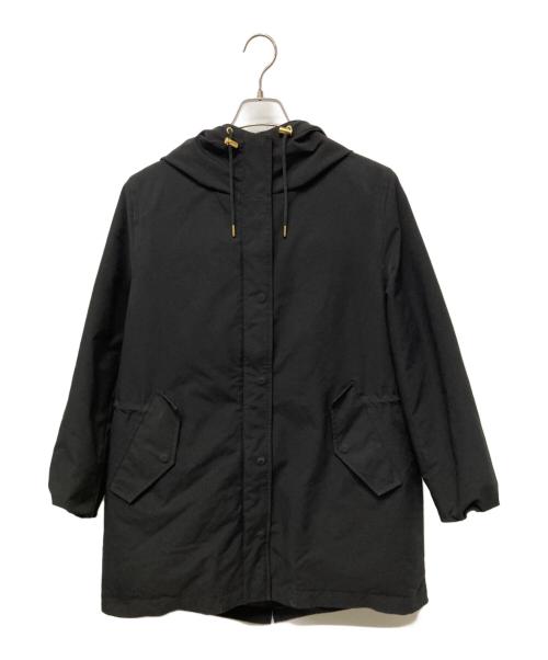 23区（ニジュウサンク）23区 (ニジュウサンク) ミリタリーダウンコート ブラック サイズ:44の古着・服飾アイテム