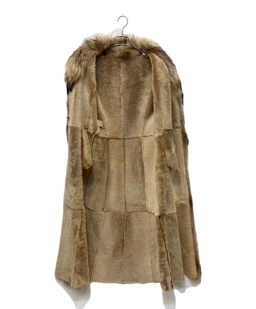 GIANFRANCO FERRE（ジャンフランコフェレ）GIANFRANCO FERRE (ジャンフランコフェレ) ラムレザーコート ブラウン サイズ:38の古着・服飾アイテム