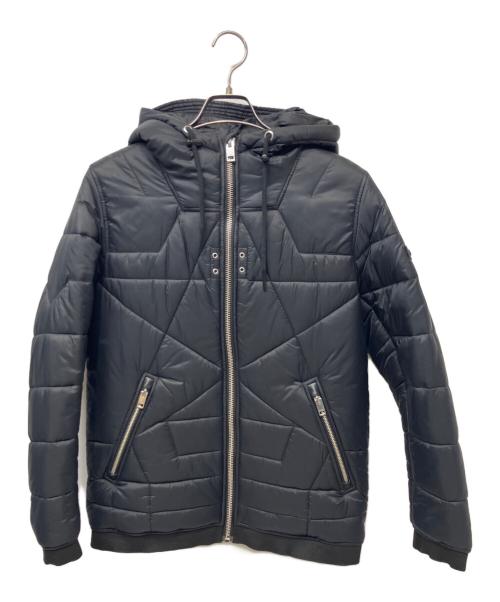 DIESEL（ディーゼル）DIESEL (ディーゼル) 中綿ナイロンジャケット ブラック サイズ:Sの古着・服飾アイテム