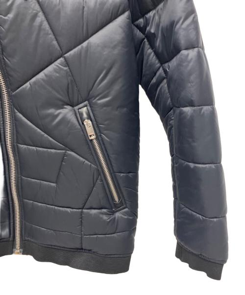 DIESEL（ディーゼル）DIESEL (ディーゼル) 中綿ナイロンジャケット ブラック サイズ:Sの古着・服飾アイテム