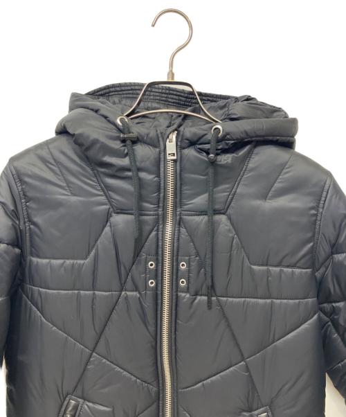 DIESEL（ディーゼル）DIESEL (ディーゼル) 中綿ナイロンジャケット ブラック サイズ:Sの古着・服飾アイテム