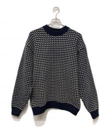 L.L.Bean（エルエルビーン）の古着「Wayne Sweater Bird's-Eye」｜ネイビー