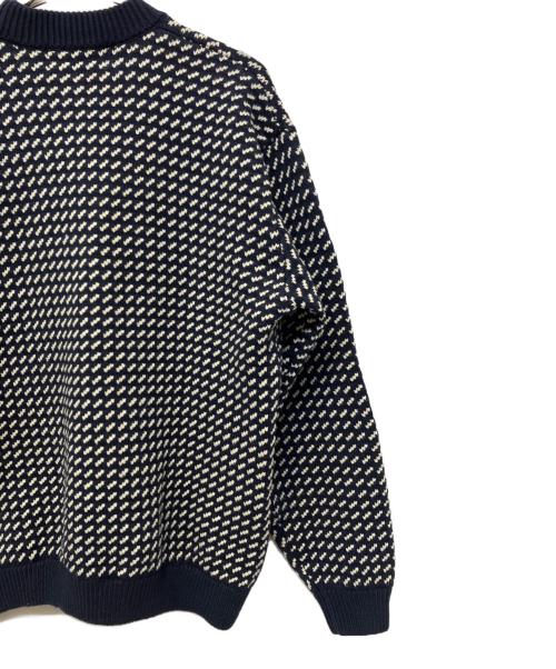 L.L.Bean（エルエルビーン）L.L.Bean (エルエルビーン) Wayne Sweater Bird's-Eye ネイビー サイズ:Lの古着・服飾アイテム