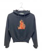 OFFWHITEオフホワイト）の古着「プルオーバーパーカー」｜ブラック