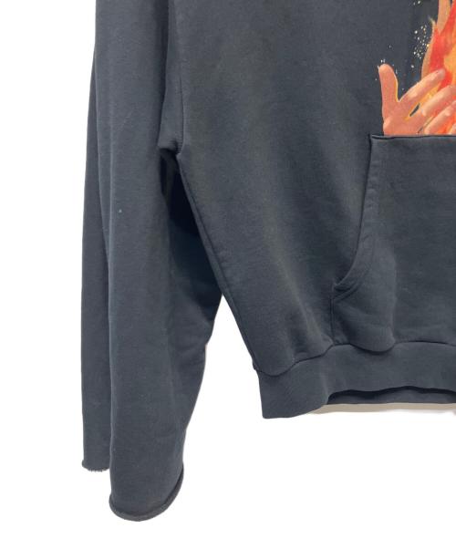 OFFWHITE（オフホワイト）OFFWHITE (オフホワイト) プルオーバーパーカー ブラック サイズ:Sの古着・服飾アイテム