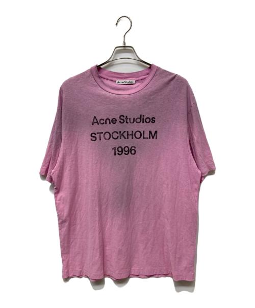 Acne studios（アクネ ストゥディオス）ACNE STUDIOS (アクネ ストゥディオス) 半袖カットソー ピンク サイズ:Mの古着・服飾アイテム