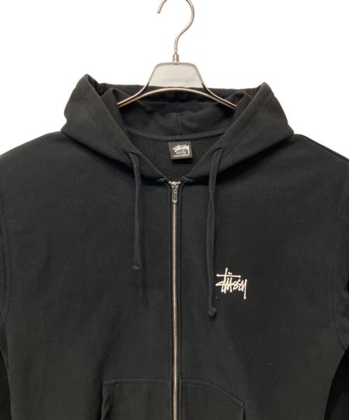 stussy（ステューシー）stussy (ステューシー) ジップパーカー ブラック サイズ:XLの古着・服飾アイテム