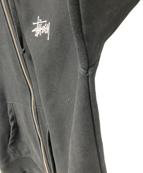 stussy（ステューシー）stussy (ステューシー) ジップパーカー ブラック サイズ:XLの古着・服飾アイテム