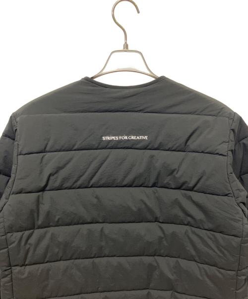 Stripes For Creative（ストライプ フォー クリエイティブ）Stripes For Creative (ストライプ フォー クリエイティブ) 中綿ジャケット ブラック サイズ:Lの古着・服飾アイテム