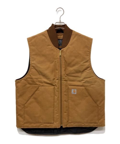 CarHartt（カーハート）CarHartt (カーハート) ダックベスト ブラウン サイズ:XLの古着・服飾アイテム