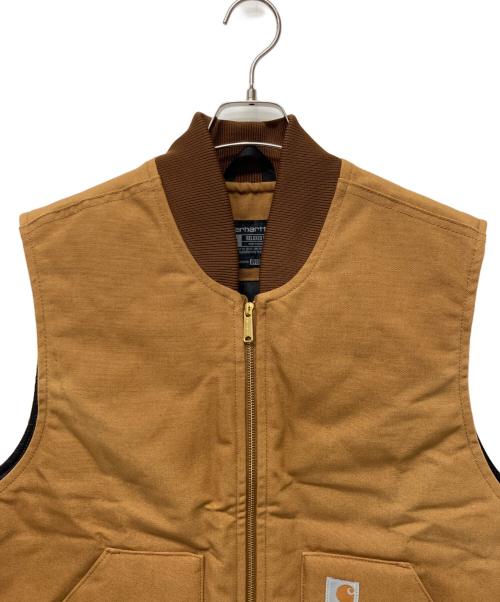 CarHartt（カーハート）CarHartt (カーハート) ダックベスト ブラウン サイズ:XLの古着・服飾アイテム