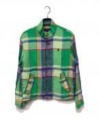 POLO RALPH LAURENポロ・ラルフローレン）の古着「リネンジャケット」｜グリーン