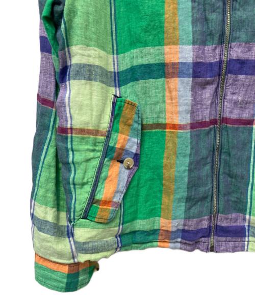 POLO RALPH LAUREN（ポロ・ラルフローレン）POLO RALPH LAUREN (ポロ・ラルフローレン) リネンジャケット グリーン サイズ:Mの古着・服飾アイテム