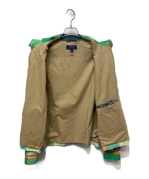 POLO RALPH LAUREN（ポロ・ラルフローレン）POLO RALPH LAUREN (ポロ・ラルフローレン) リネンジャケット グリーン サイズ:Mの古着・服飾アイテム