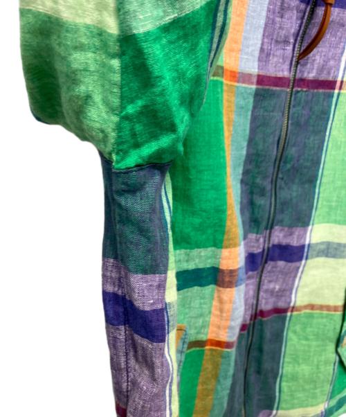 POLO RALPH LAUREN（ポロ・ラルフローレン）POLO RALPH LAUREN (ポロ・ラルフローレン) リネンジャケット グリーン サイズ:Mの古着・服飾アイテム