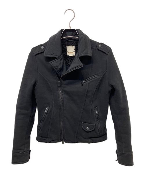 DIESEL（ディーゼル）DIESEL (ディーゼル) ダブルライダースジャケット ブラック サイズ:XSの古着・服飾アイテム