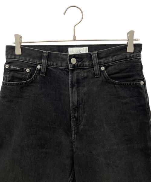 PALACE（パレス）PALACE (パレス) Calvin Klein (カルバンクライン) デニム バギー ショーツ ブラック サイズ:26の古着・服飾アイテム