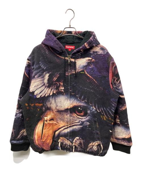 SUPREME（シュプリーム）Supreme (シュプリーム) Eagle Hooded Work Jacket ブラック サイズ:Lの古着・服飾アイテム