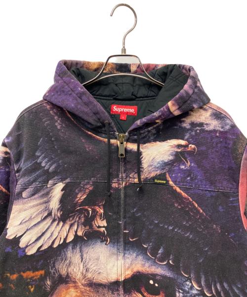SUPREME（シュプリーム）Supreme (シュプリーム) Eagle Hooded Work Jacket ブラック サイズ:Lの古着・服飾アイテム