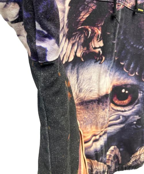 SUPREME（シュプリーム）Supreme (シュプリーム) Eagle Hooded Work Jacket ブラック サイズ:Lの古着・服飾アイテム