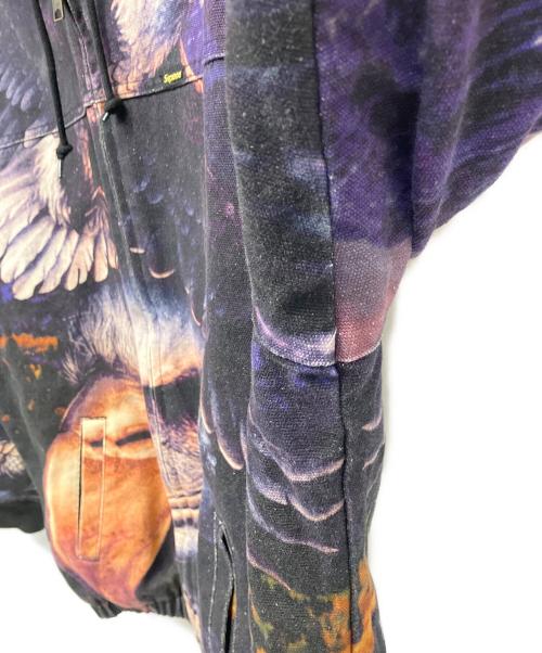 SUPREME（シュプリーム）Supreme (シュプリーム) Eagle Hooded Work Jacket ブラック サイズ:Lの古着・服飾アイテム