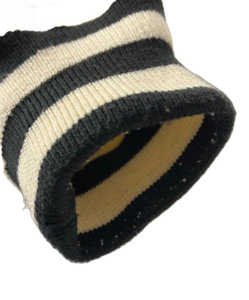 ALPHA（アルファ）ALPHA (アルファ) New Era (ニューエラ) ジップブルゾン ブラック×アイボリー サイズ:Lの古着・服飾アイテム