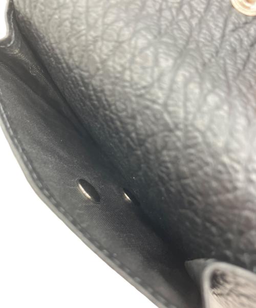 Maison Margiela（メゾンマルジェラ）Maison Margiela (メゾンマルジェラ) 4ステッチ 二つ折り ウォレット ブラックの古着・服飾アイテム