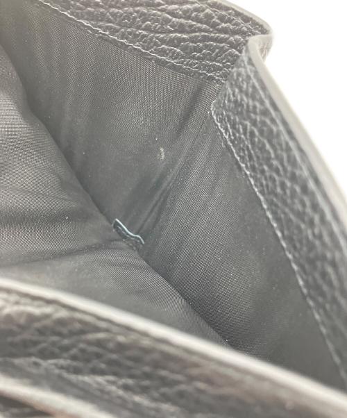 Maison Margiela（メゾンマルジェラ）Maison Margiela (メゾンマルジェラ) 4ステッチ 二つ折り ウォレット ブラックの古着・服飾アイテム