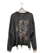 Travis Scottトラヴィススコット）の古着「サーマルカットソー」｜ブラック