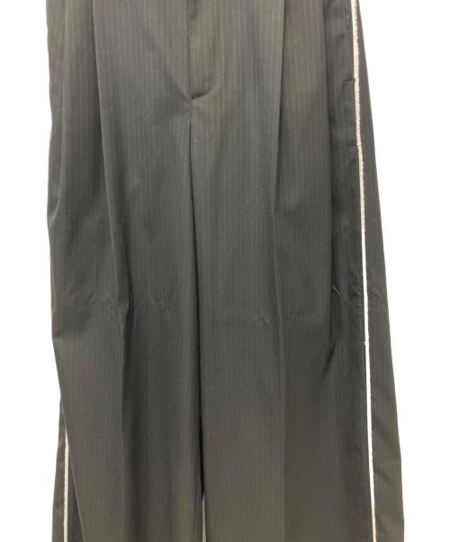 JOSE MOON（ジョゼムーン）JOSE MOON (ジョゼムーン) サイドラインワイドパンツ ブラック サイズ:M 未使用品の古着・服飾アイテム
