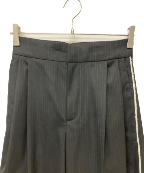 JOSE MOON（ジョゼムーン）JOSE MOON (ジョゼムーン) サイドラインワイドパンツ ブラック サイズ:M 未使用品の古着・服飾アイテム