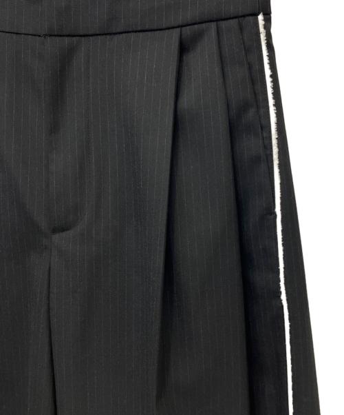 JOSE MOON（ジョゼムーン）JOSE MOON (ジョゼムーン) サイドラインワイドパンツ ブラック サイズ:M 未使用品の古着・服飾アイテム