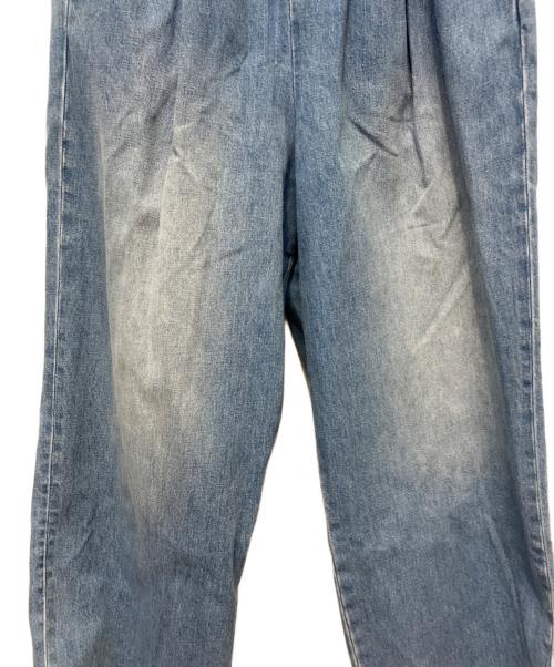 KAGURE（カグレ）kagure (カグレ) フェードワイドデニムパンツ ブルー サイズ:Freeの古着・服飾アイテム