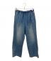 kagure（カグレ）の古着「フェードワイドデニムパンツ」｜ブルー