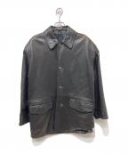 OHFESTAオーフェスタ）の古着「レザーコート」｜ブラック
