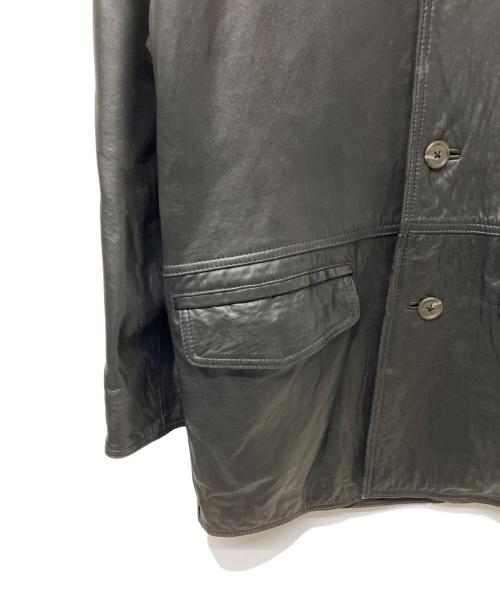 OHFESTA（オーフェスタ）OHFESTA (オーフェスタ) レザーコート ブラック サイズ:Mの古着・服飾アイテム