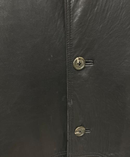 OHFESTA（オーフェスタ）OHFESTA (オーフェスタ) レザーコート ブラック サイズ:Mの古着・服飾アイテム