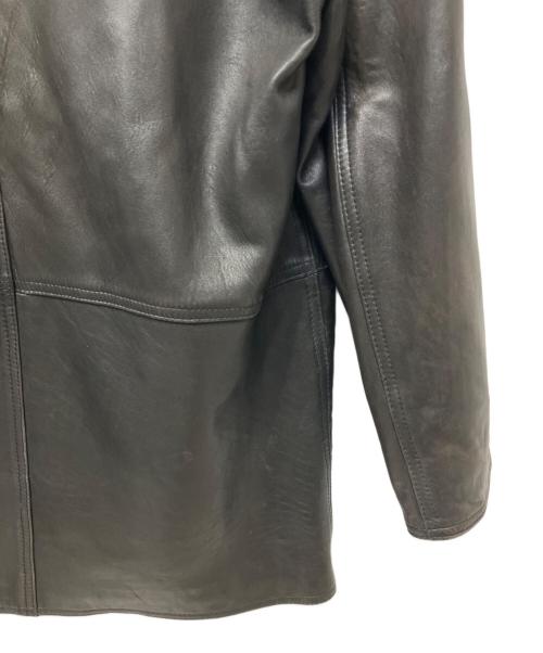 OHFESTA（オーフェスタ）OHFESTA (オーフェスタ) レザーコート ブラック サイズ:Mの古着・服飾アイテム