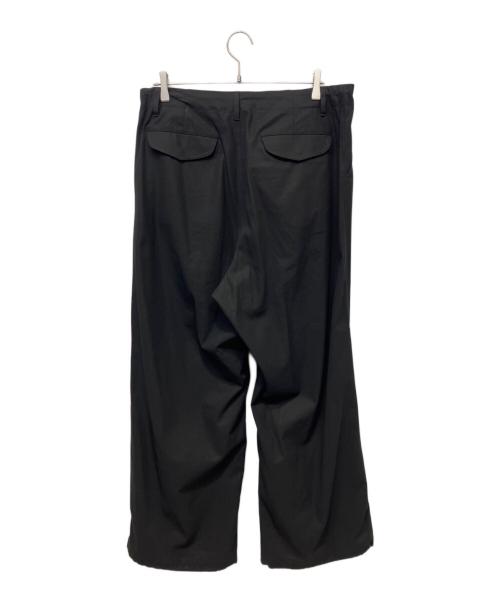 Graphpaper（グラフペーパー）Graphpaper (グラフペーパー) ハイツイストギャバジンミリタリーパンツ ブラック サイズ:Mの古着・服飾アイテム