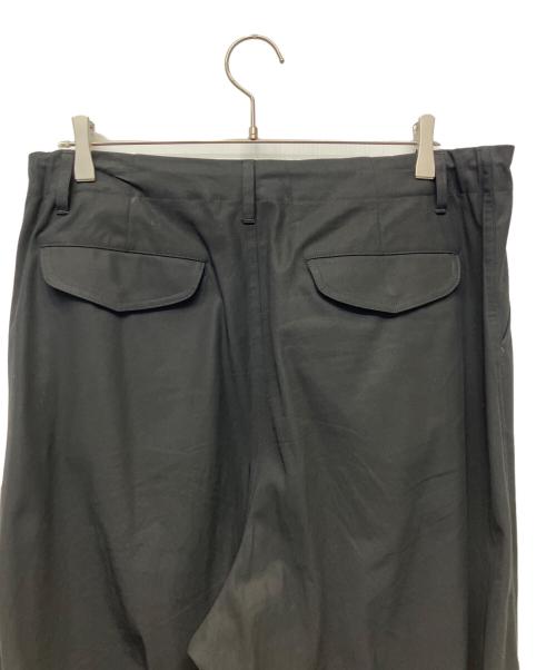 Graphpaper（グラフペーパー）Graphpaper (グラフペーパー) ハイツイストギャバジンミリタリーパンツ ブラック サイズ:Mの古着・服飾アイテム