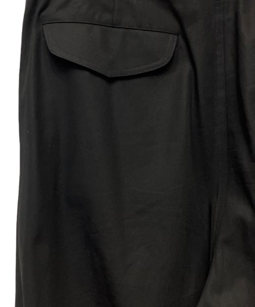 Graphpaper（グラフペーパー）Graphpaper (グラフペーパー) ハイツイストギャバジンミリタリーパンツ ブラック サイズ:Mの古着・服飾アイテム