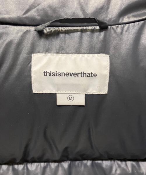 thisisneverthat（ディスイズネバーザット）thisisneverthat (ディスイズネバーザット) ダウンジャケット ブラック サイズ:Mの古着・服飾アイテム